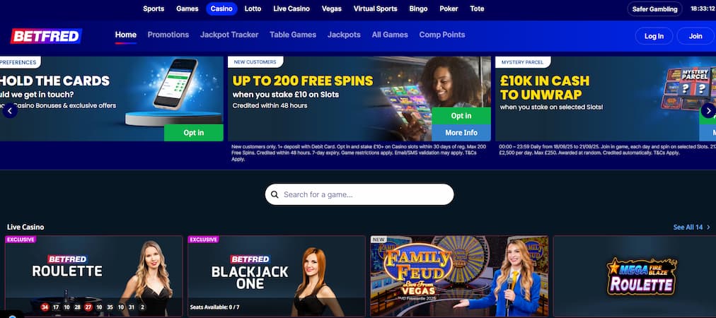 Betfred Casino